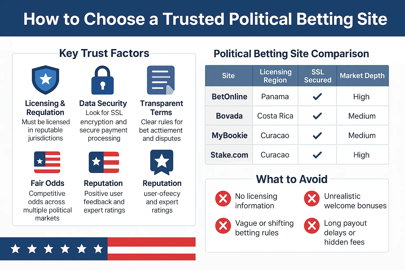 How to Choose a Trusted Political Betting Site